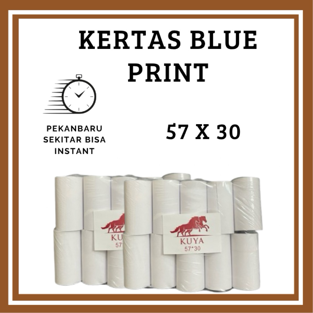 

Kertas Blueprint 57 x 30 MEREK KUYA HARGA TERMURAH ISI 10 ROLL