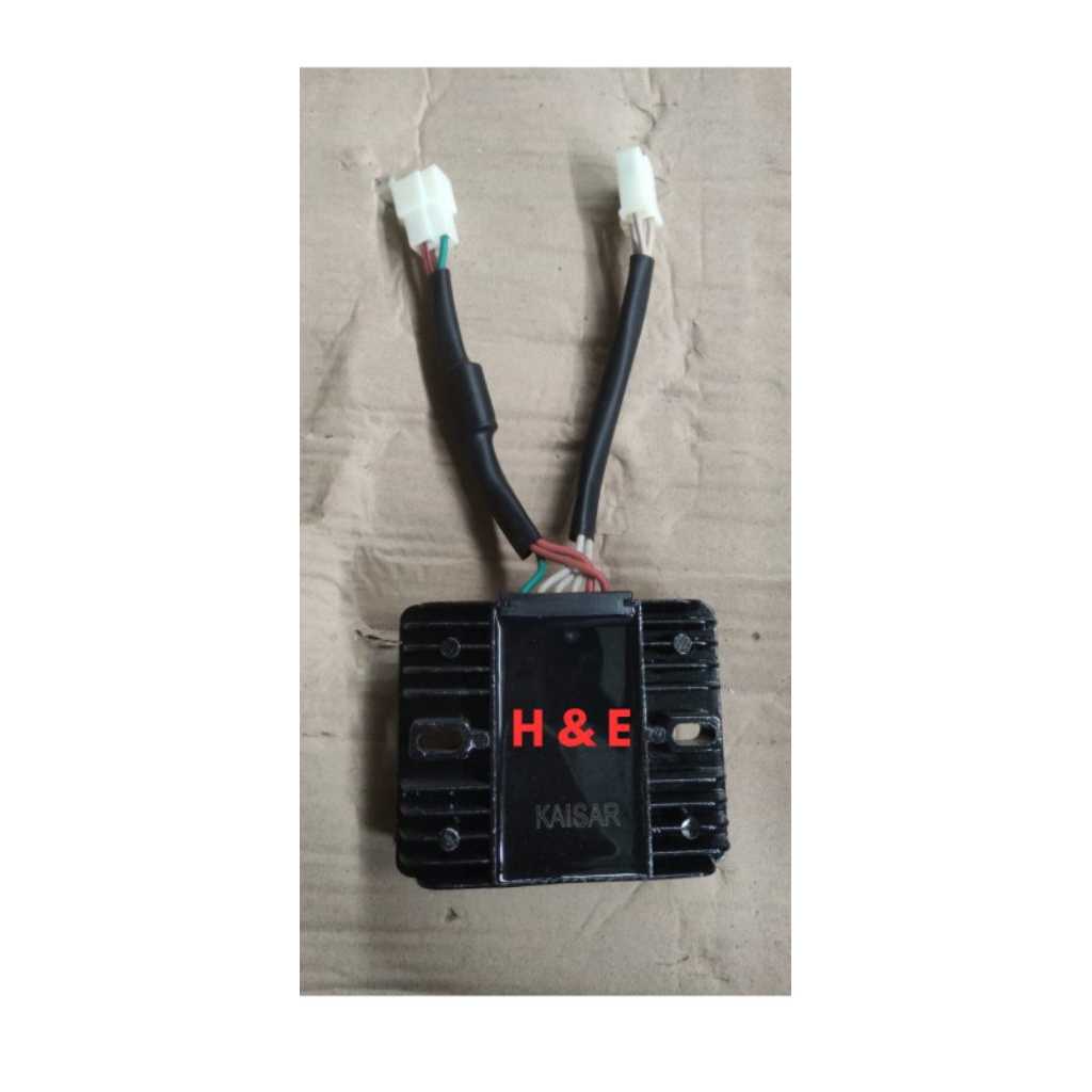rectifier comp regulator kiprok kaisar kabel 6 original untuk motor roda 3