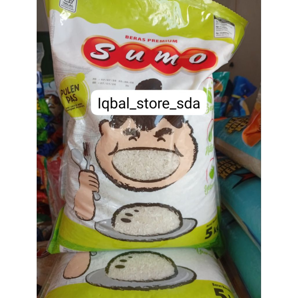 

beras premium sumo hijau 5kgx3