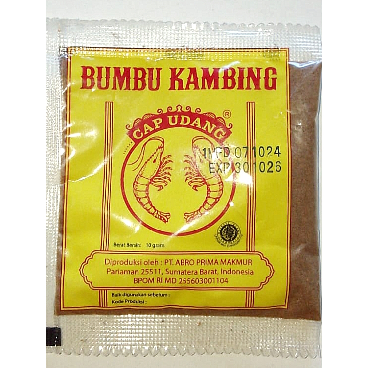 

BUMBU KAMBING Cap Udang | 10 gram