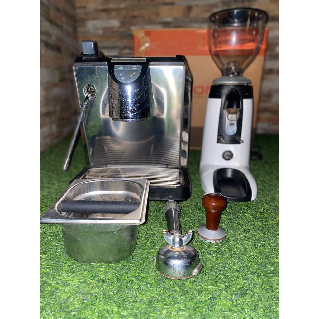 Simonelli Oscar II Espresso Coffee Machine & Grinder Kompak K3 Touch White (Second)