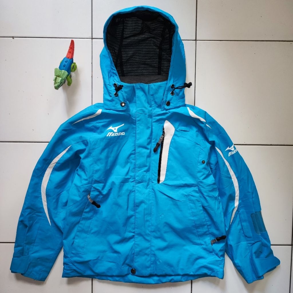 Jaket Snowboard Anak MIZUNO Original Outdoor Hoodie Second Preloved Branded Gunung Camping Kemah Hik