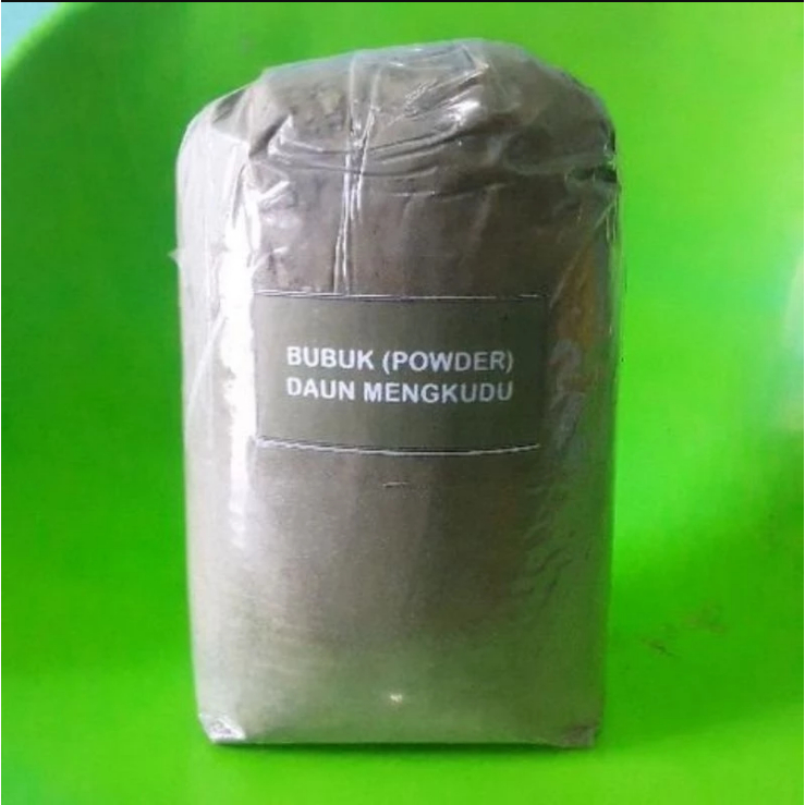 

500 gram Bubuk Daun Mengkudu / 250 Gram Tepung Daun Cangkudu Kering Alami