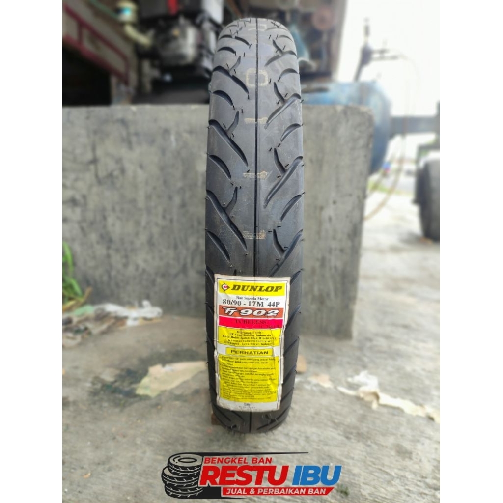 Ban Tubeles Dunlop TT902 80/90-17 (275-17)