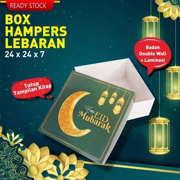 

Box Kue Lapis Legit Lebaran Dus Bolu Brownies Eid Idul Fitri Size 24x24x7 cm