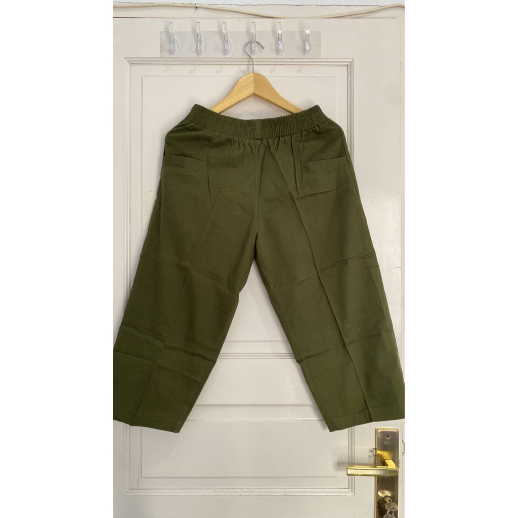 [PRELOVED] Celana Wanita Baggy Pants Jumbo / Celana Panjang Wanita Bahan Katun Stretch Melar