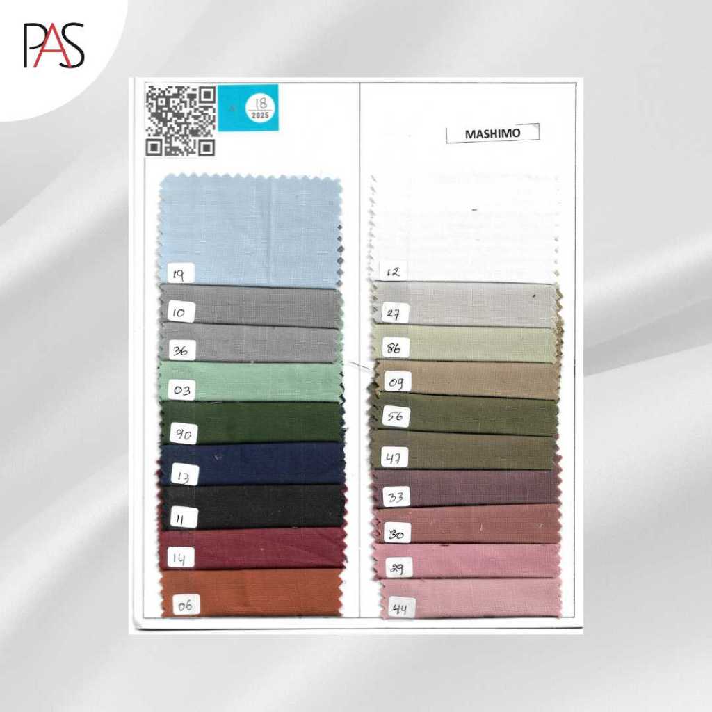 Katalog Kain Katun Toyobo Slub Bahan Massimo