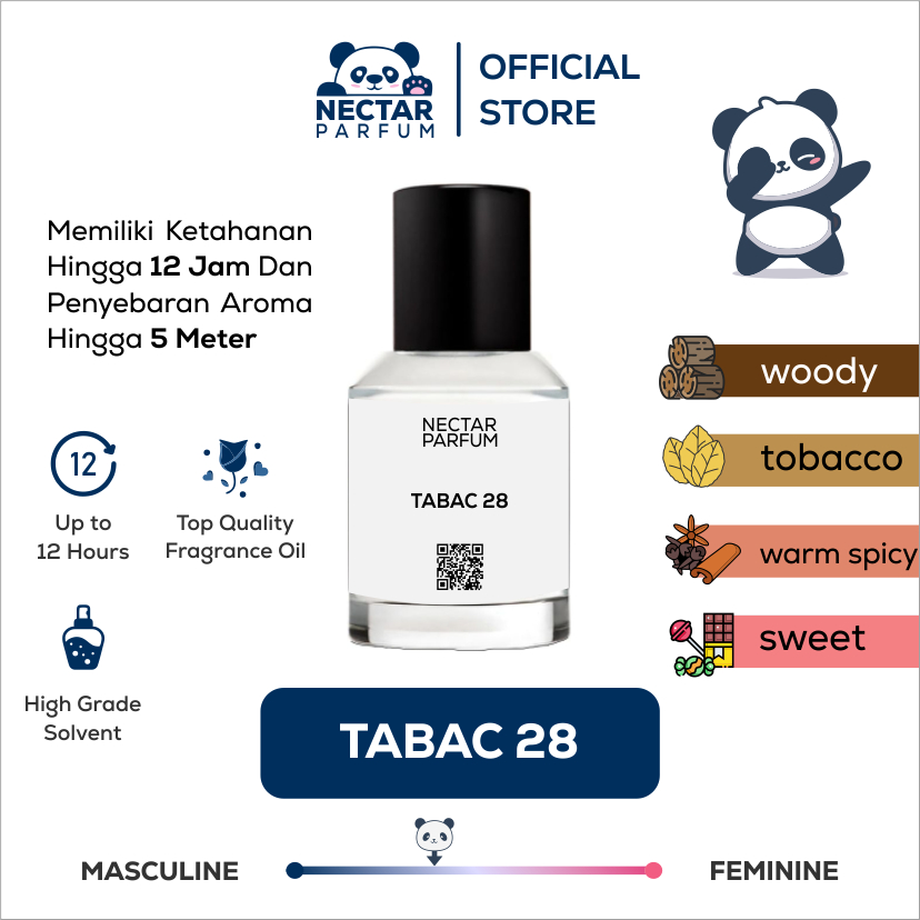 TABAC 28 - Nectar Parfum | Parfum Pria Original | Eau De Parfum EDP