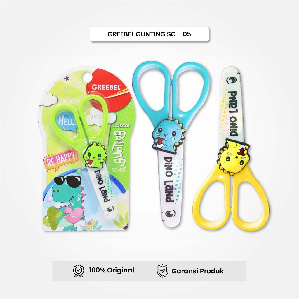

GREEBEL Gunting Kecil SC-05 (1PCS) Gunting Anak Karakter Lucu Gunting Sekolah Gunting Stainless