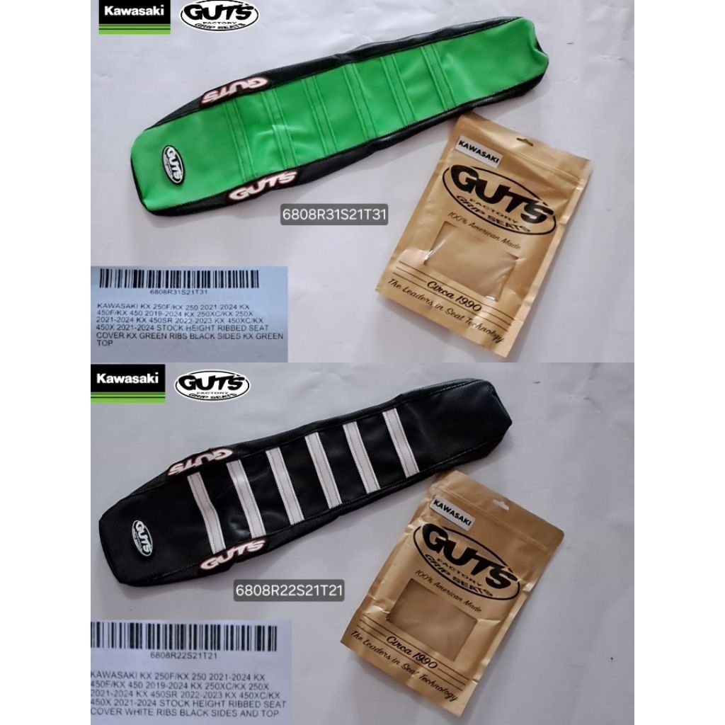 sarung jok/seat cover guts racing original kawasaki kx250/kx450 2021-2024