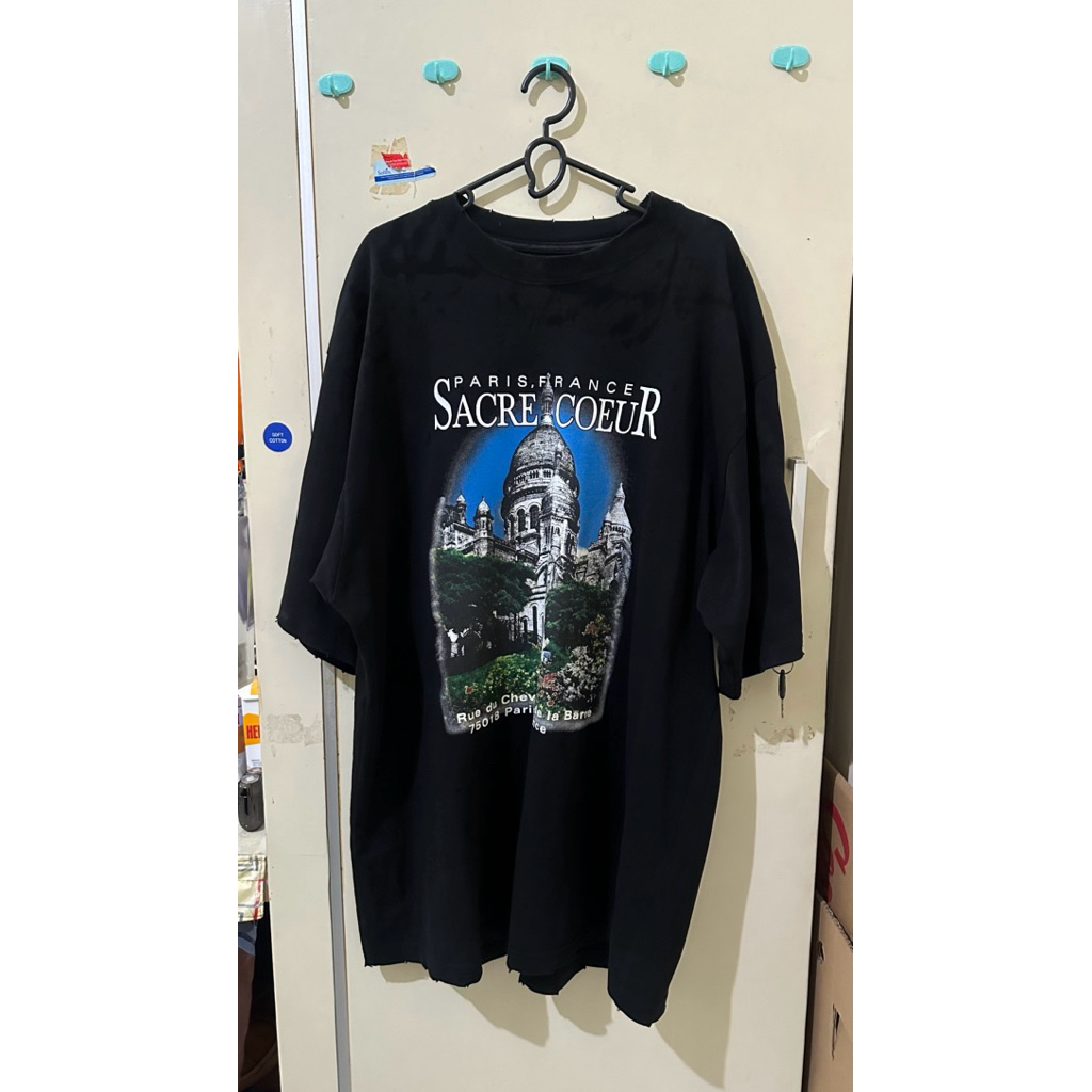 Kaos T-Shirt Balenciaga size XS (Luar Negeri) setara L oversize