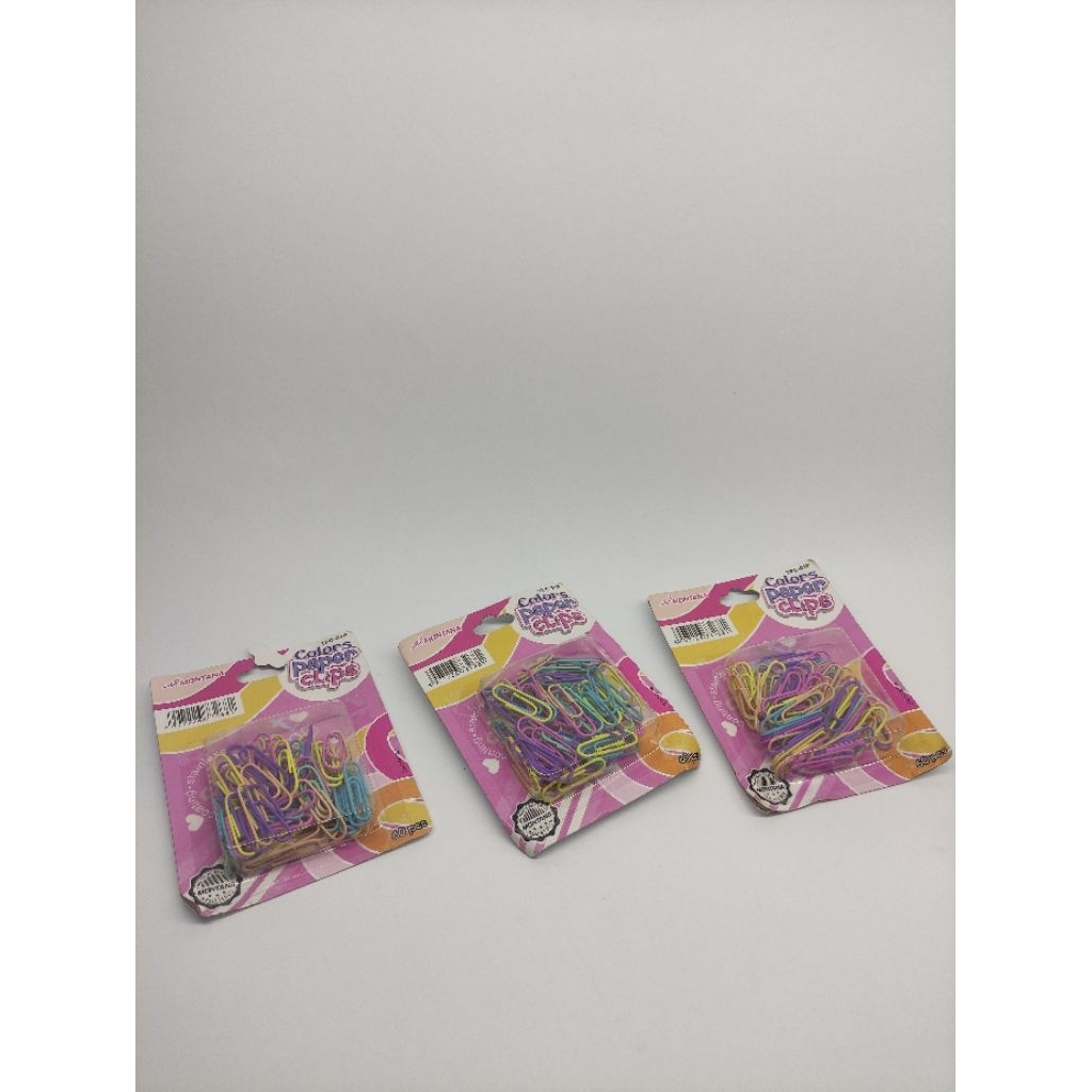 

MONTANA Colors Paper Clip Penjepit Kertas 60Pcs Klip Warna Warni TPC-01P