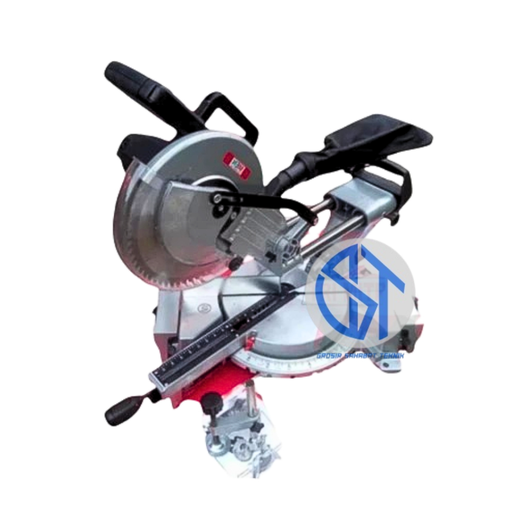 MEN MITER SAW 255MM / MESIN POTONG ALUMINIUM 10"MESIN POTONG KAYU