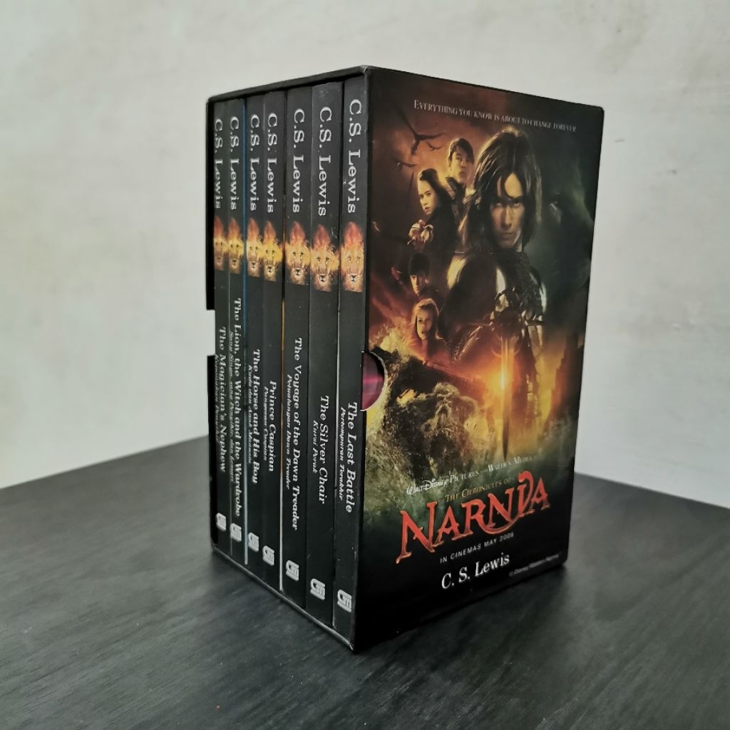 Book Set Novel Narnia C.S Lewis | Buku Novel Narnia Bahasa Indonedia