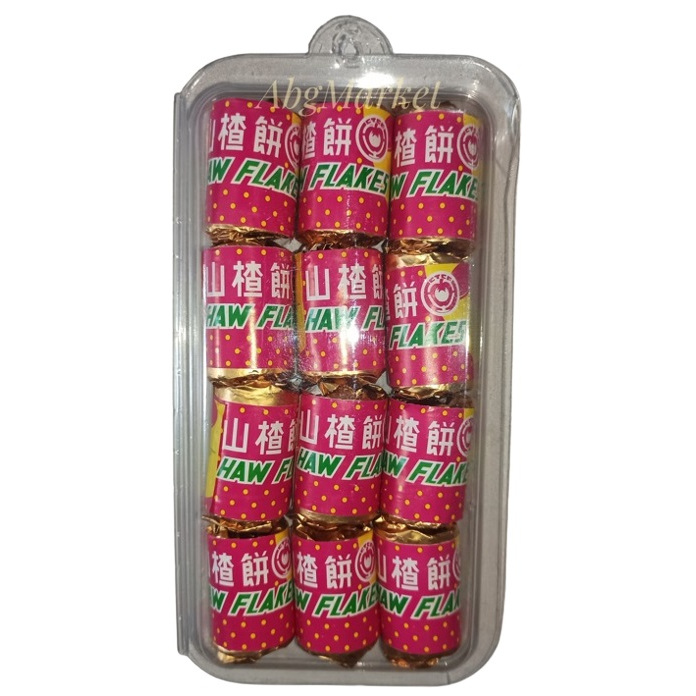 

Permen Sanca Koin Besar/Haw Flake Candy Roda/ Permen Buah Haw Manisan Asam Manis 300 gr