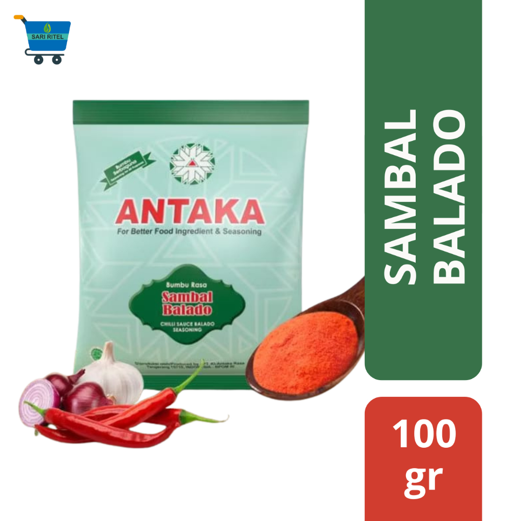 

ANTAKA Sambal Balado 100gr / Antaka Bumbu Tabur rasa Sambal Balado 100gr