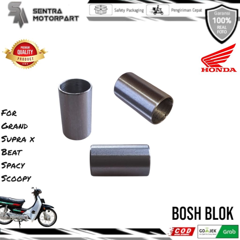 Bos bosh bushing pin dowel blok grand supra beat scoopy spacy original