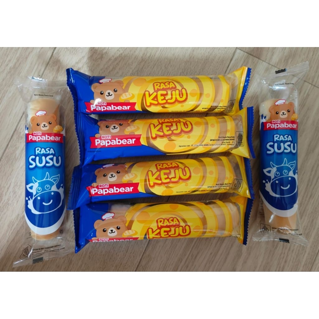 

Roti Papabear isi 120 pcs