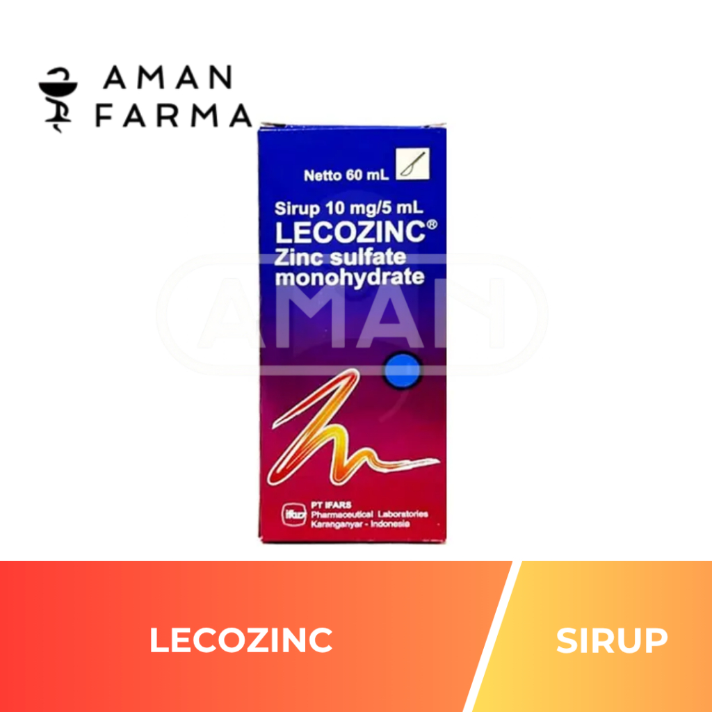 Lecozinc Sirup isi 60 ml | Suplemen Zinc