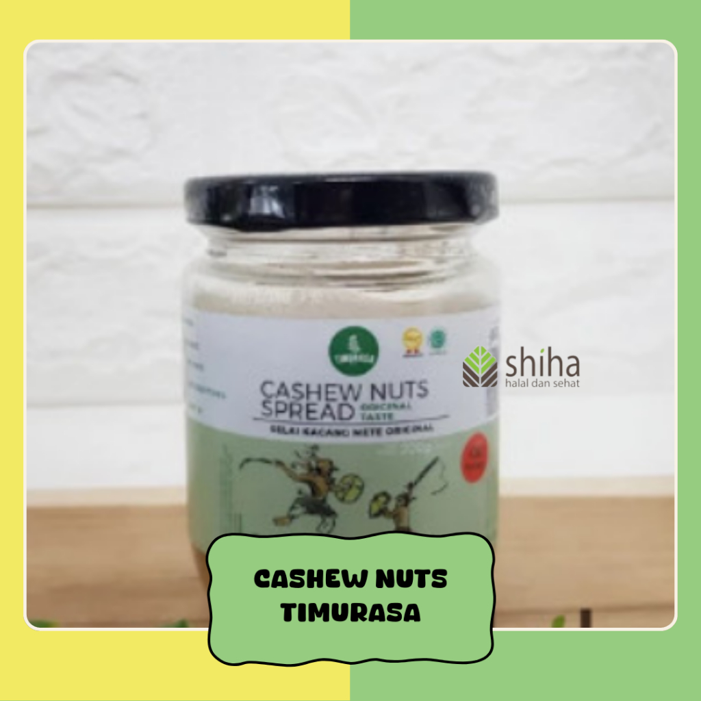 

Cashew Nuts Spread Timurasa 200 gr | Selai Kacang Mete Original Timur Rasa | Warung Shiha