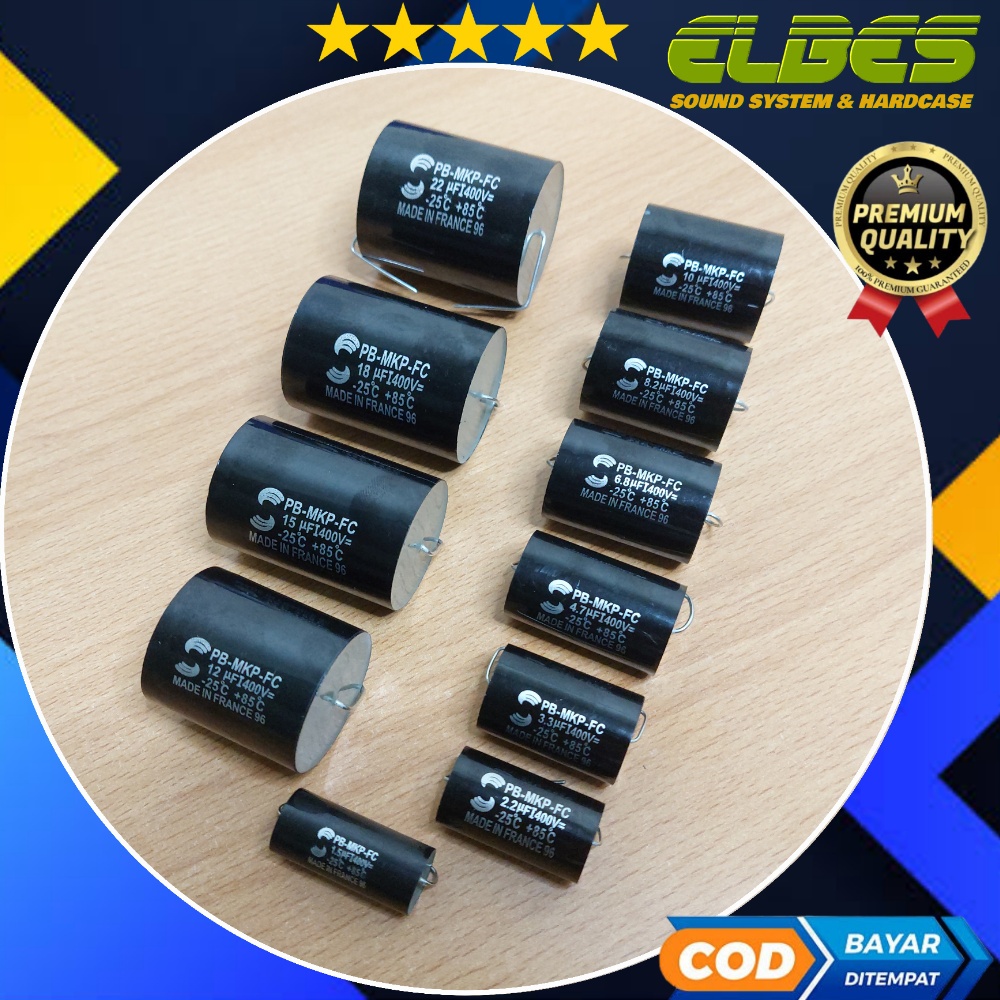 Capasitor Solun PB MKP Original made in France nonpolar 1,5uf 2,2uf 3,3uf 4,7uf 6,8uf 8,2uf 10uf 12u