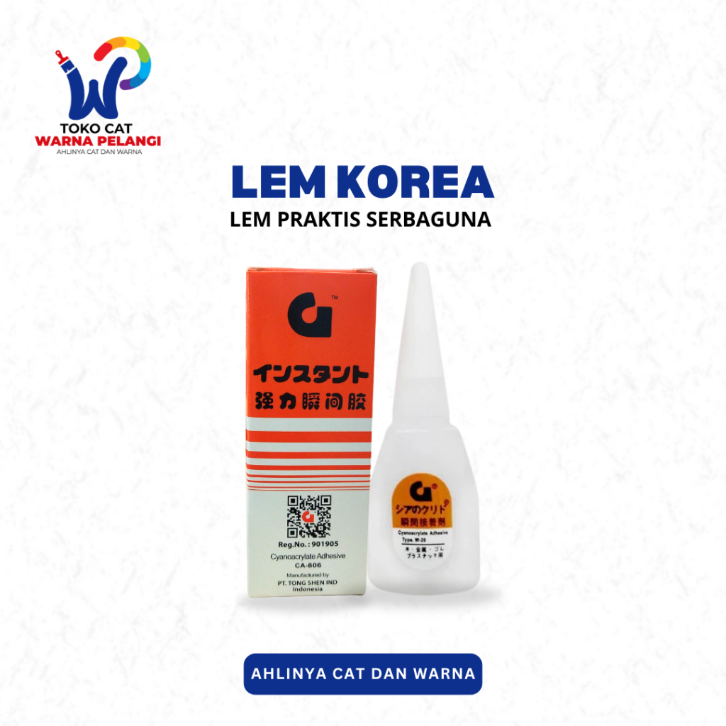 

Lem Korea | Lem Instan Super Cepat, Praktis, Ekonomis