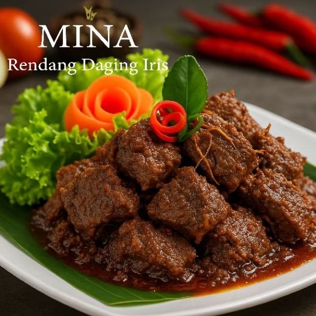 

Mina Rendang Daging Iris Khas Payakumbuh 500gr