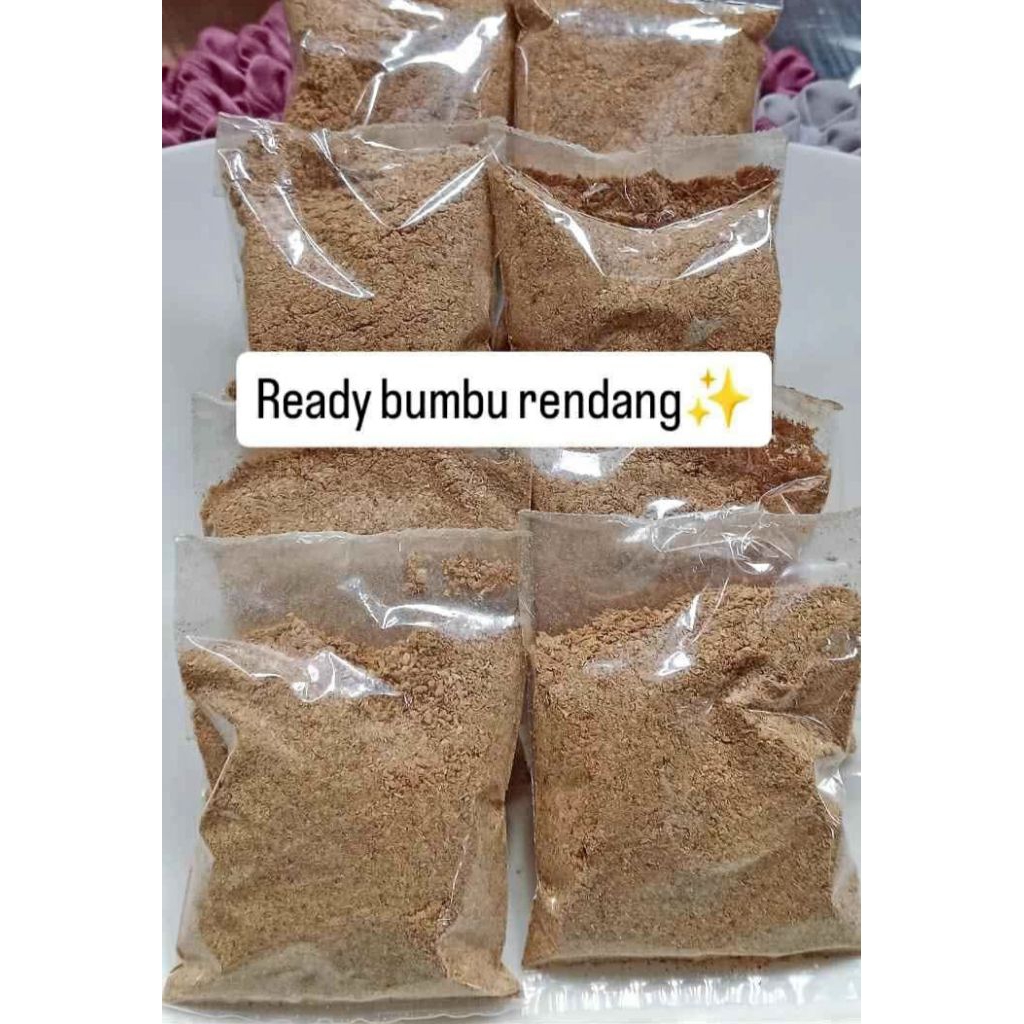 bumbu rendang kering dan bumbu basah praktis