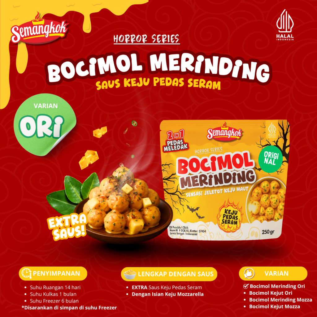 

[SATUAN] [ORIGINAL] Bocimol Merinding & Bocimol Kejut ORIGINAL Semangkok Boci