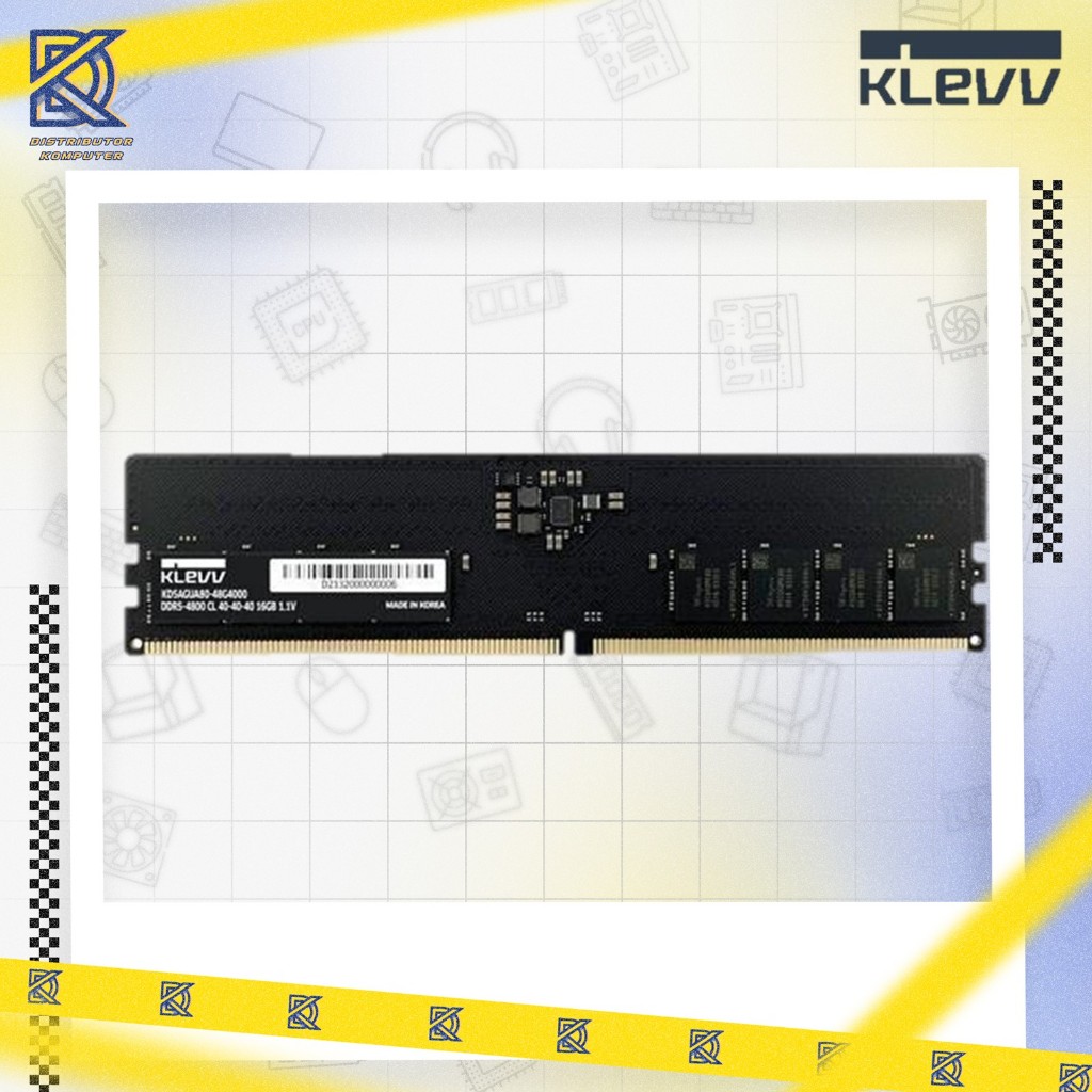 KLEVV DDR5 Value Series PC44800 5600Mhz 32GB (1x32GB) / RAM DDR5 32GB
