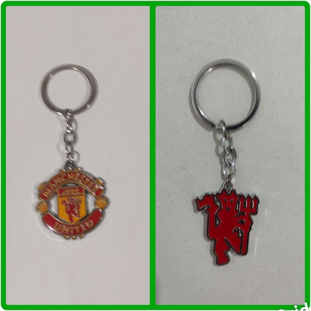 Gantungan kunci metal club MU