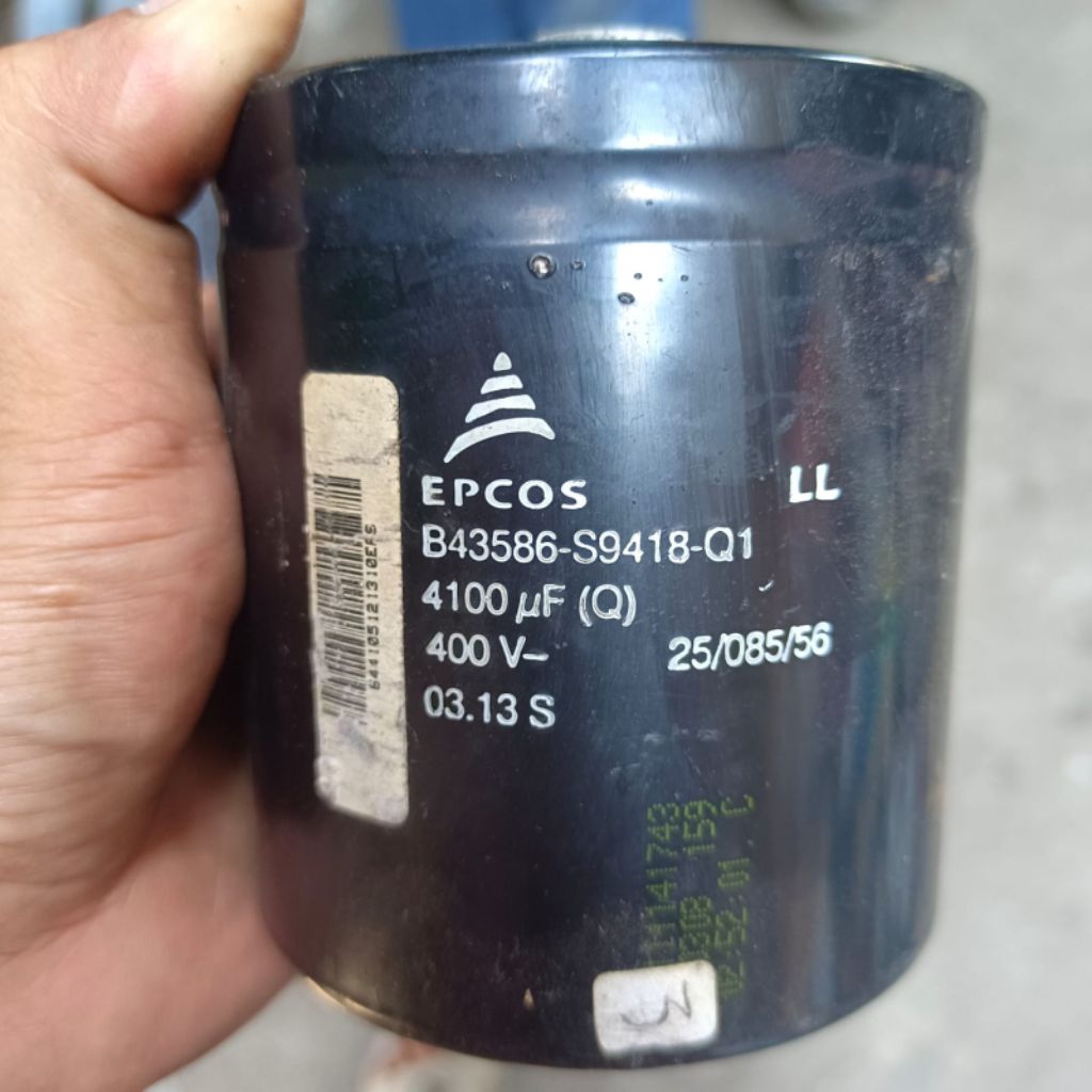 Elco/Capassitor Epcos 400V 4100Uf Bekas Baik