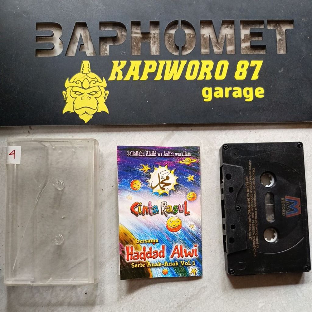 kaset pita,,, Haddad Alwi,, Cinta Rasul Serie Anak-Anak Vol.1
