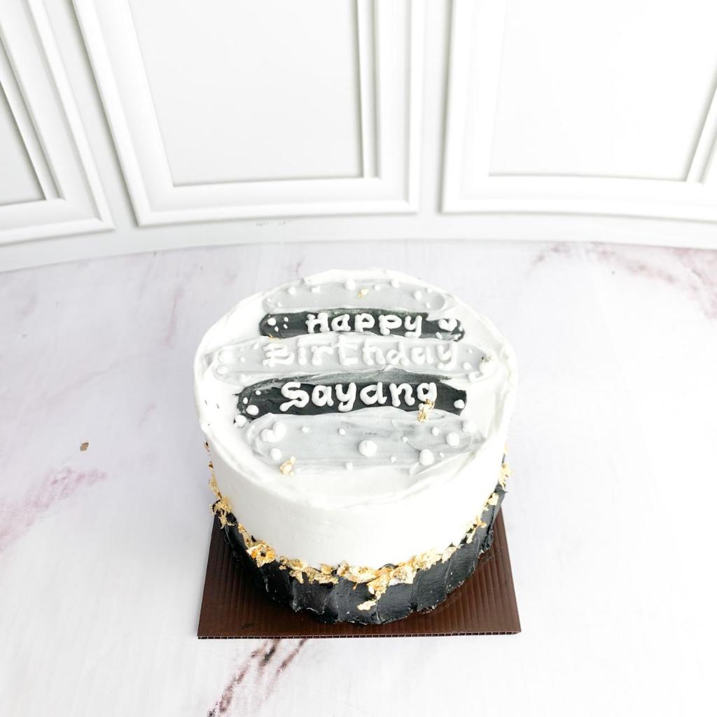 

Kue Ulang tahun/Birthday Cake/Kue Ultah Mini Grey/Kue Birthday Jakarta