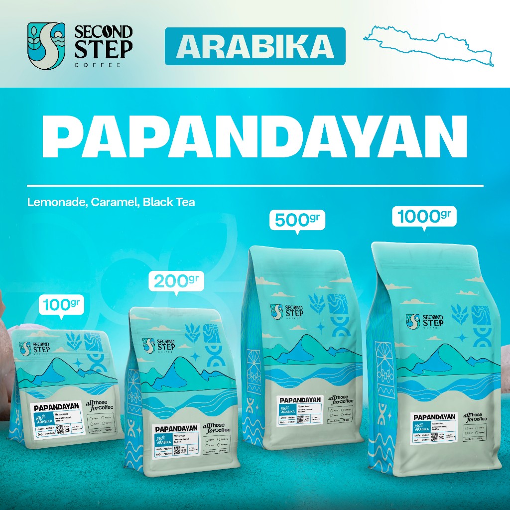 

Kopi Arabika Papandayan Jawa Barat Arabica Coffee Bean Biji Bubuk Asli