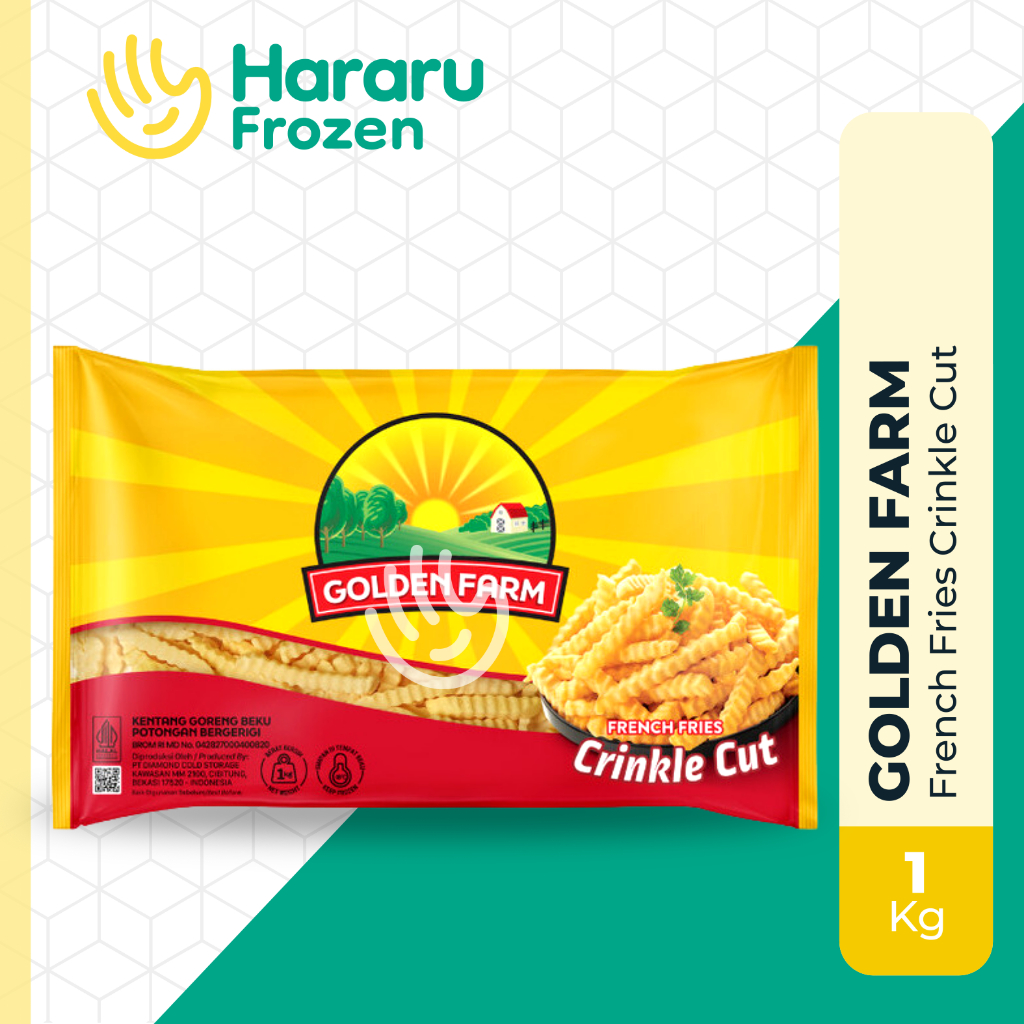 

Golden Farm Kentang Goreng French Fries Crinkle Cut 1Kg
