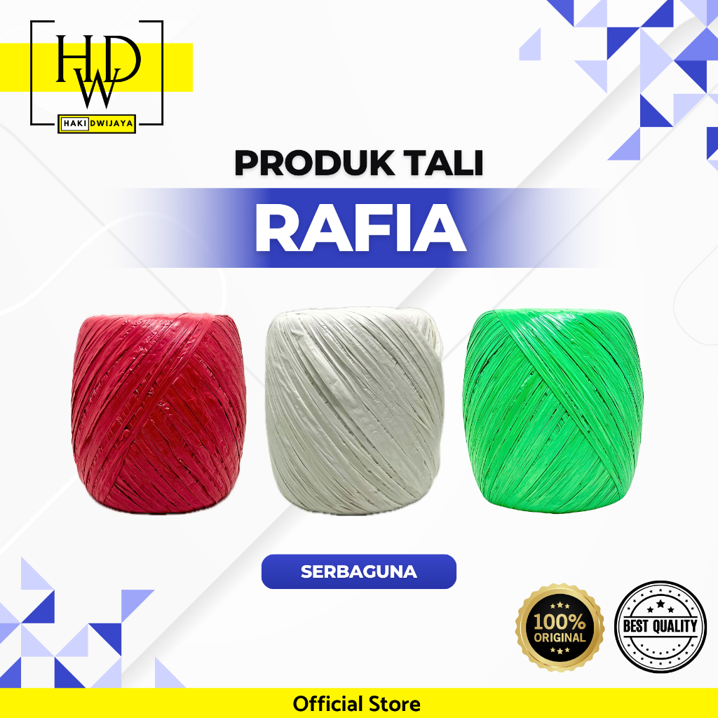 

Tali Rafia Serbaguna Kuat & Lentur Berkualitas