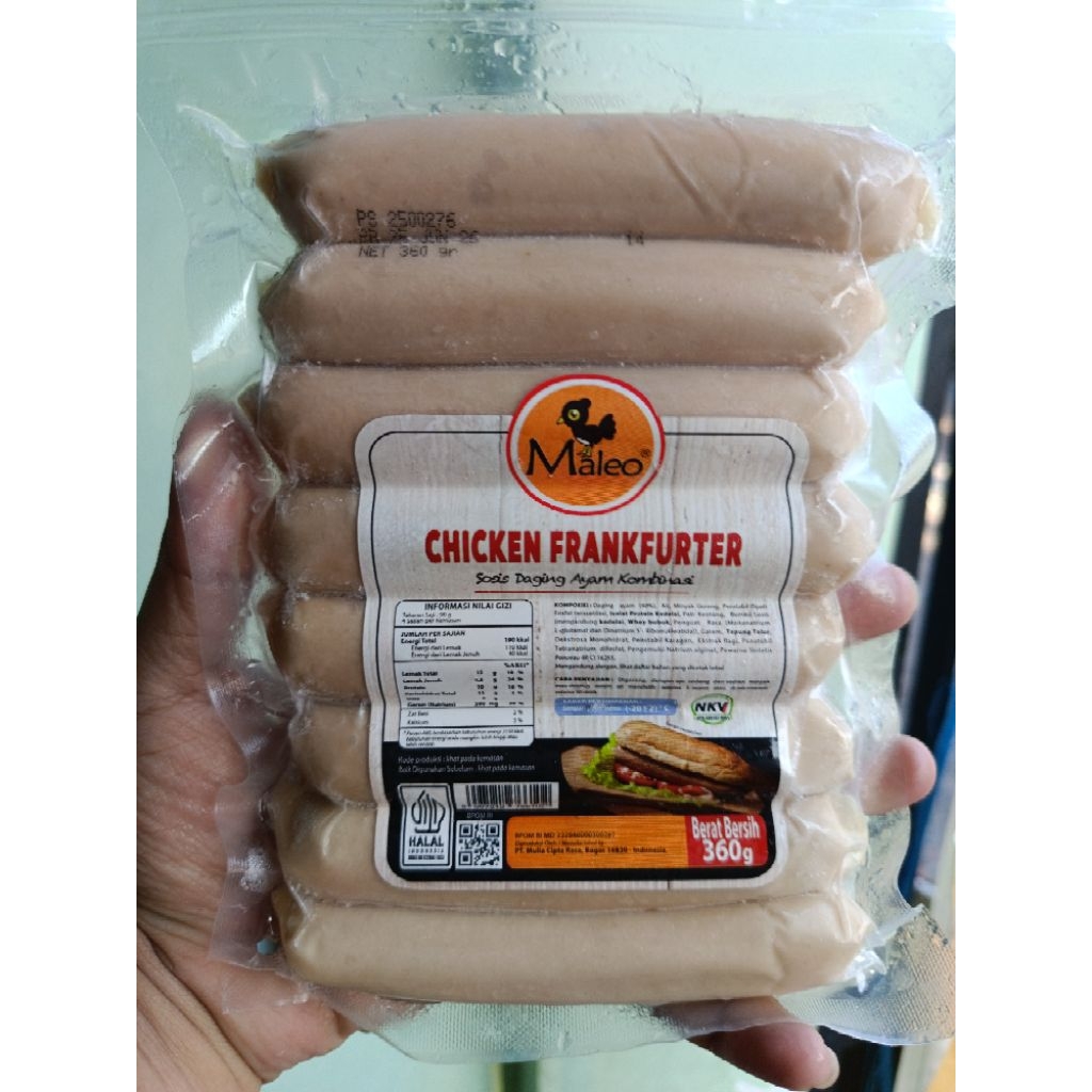 

Sosis Bakar Maleo isi 8 pcs (Berat 360 GR)