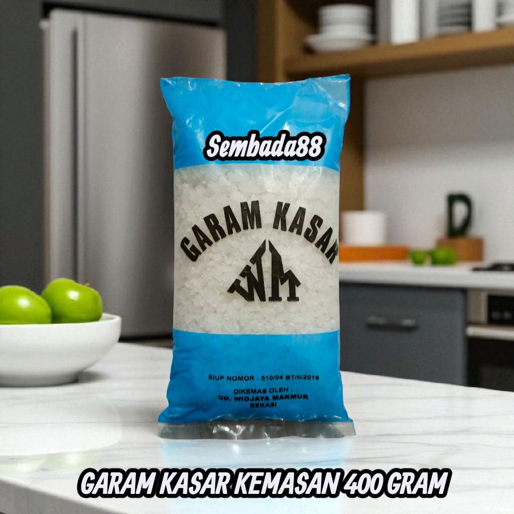 

GARAM KROSOK CAP WM KEMASAN 400 GRAM / GARAM KASAR / GARAM / GAREM