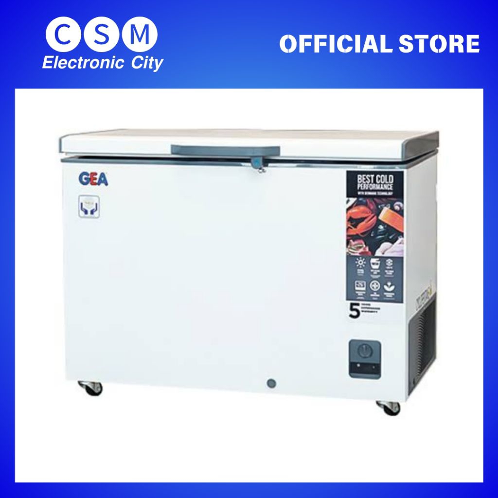 GEA AB 318 R CHEST FREEZER BOX 330 L LEMARI PEMBEKU 330 LITER BY GEA GARANSI RESMI