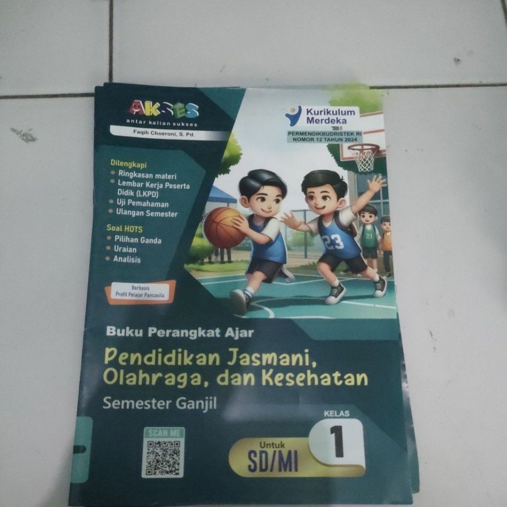 Lks Akses Pendidikan Jasmani,Olah Raga dan Kesehatan (PJOK) kelas 1 semester 1