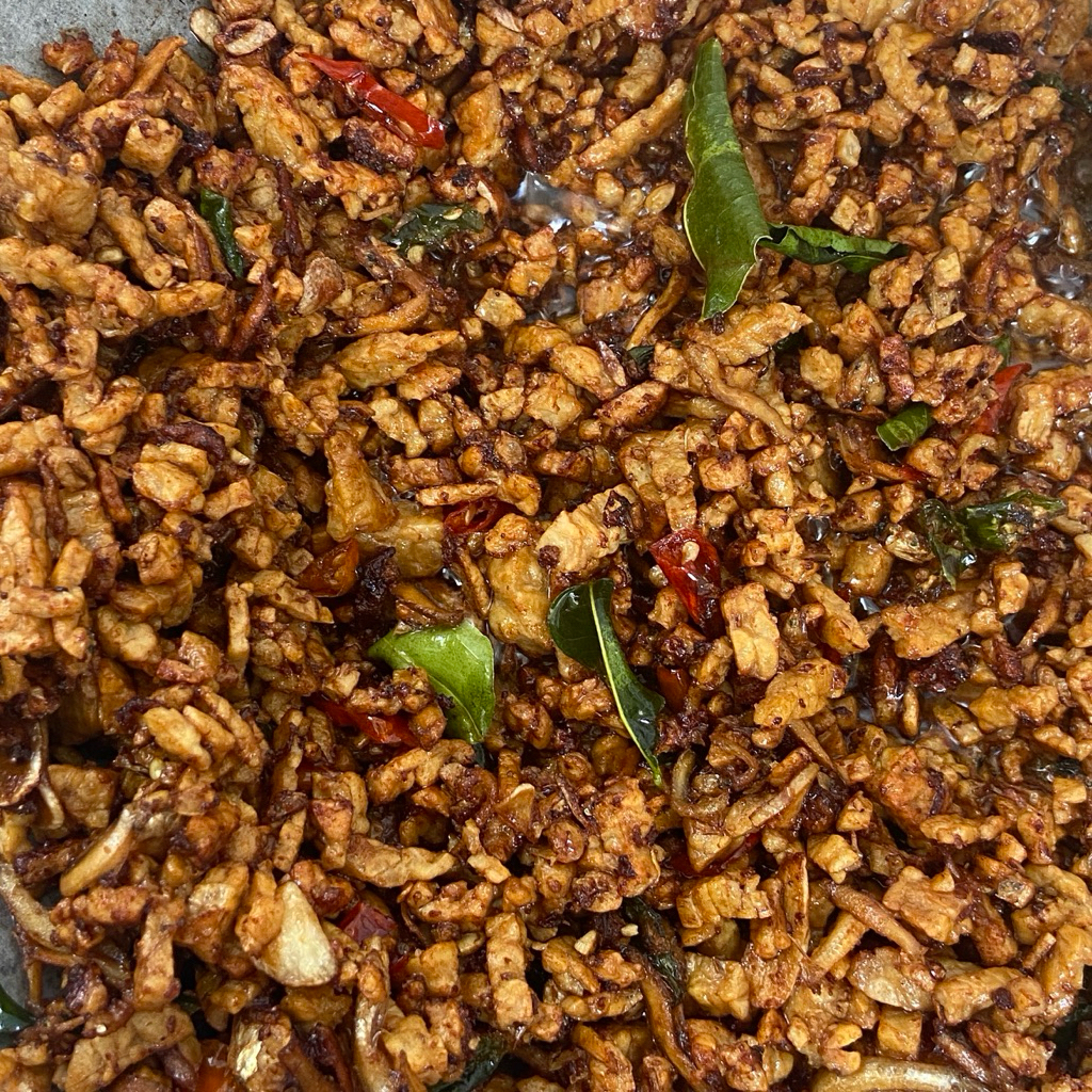 

tempe kering mix teri / orek tempe teri