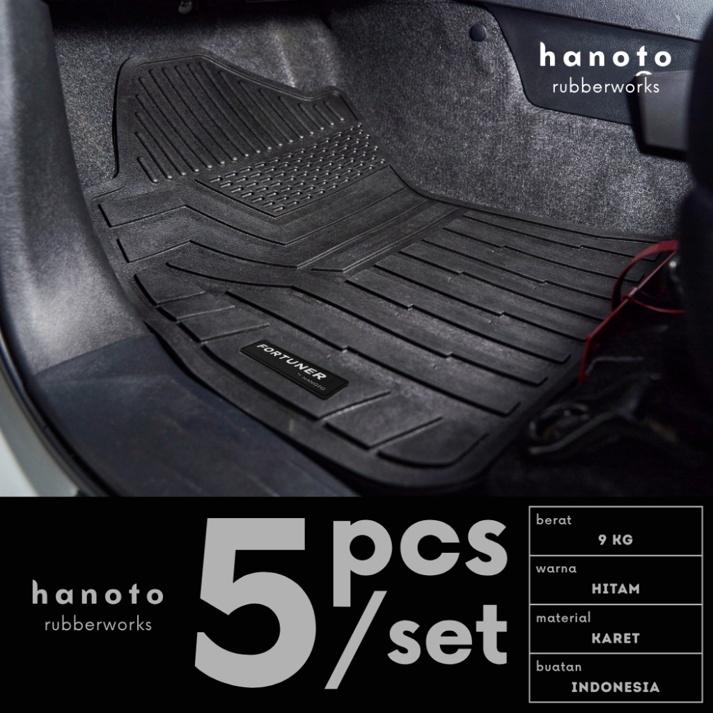 Hanoto Karpet Mobil Fortuner G/V/VNT/VRZ/SRZ 2004-2026