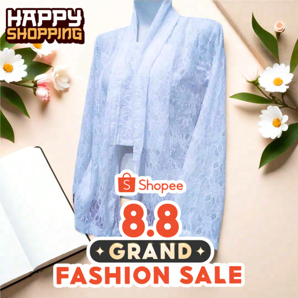 Pakaian wanita kebaya brokat terbaru HITS 2025/baju wisuda anak remaja kebaya brokat tanpa puring le