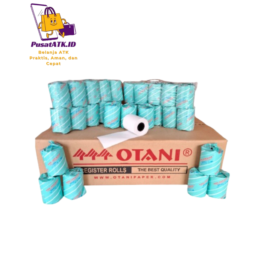 

OTANI KERTAS THERMAL ROLL 57X47 ISI 10 PCS KERTAS STRUK