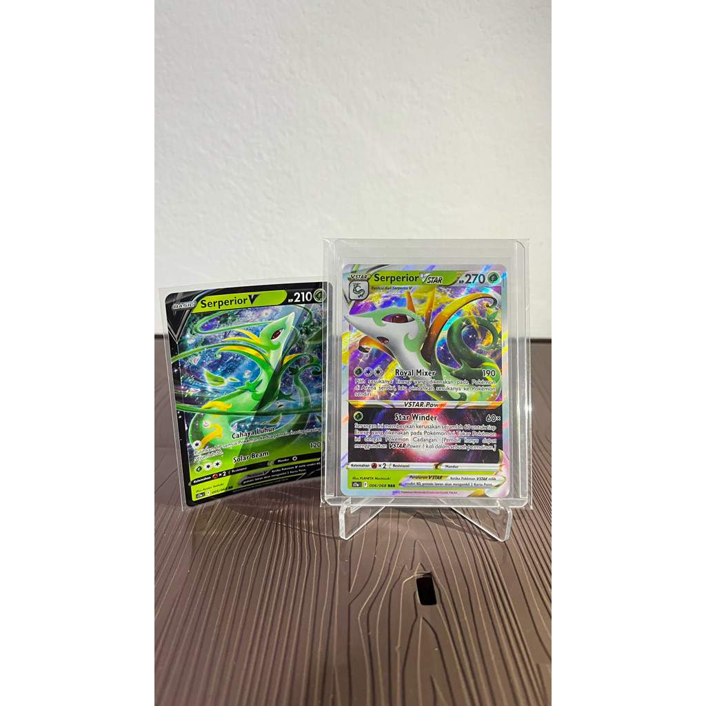 Bundling Serperior VSTAR s11a + Serperior V Pokemon Trading Card Game Indo