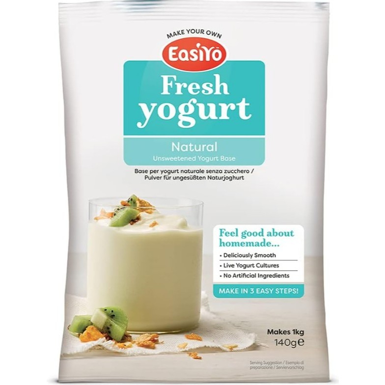 

Easiyo Natural Unsweetened Yoghurt 140g | Bubuk Yogurt Tanpa Gula, Tinggi Probiotik