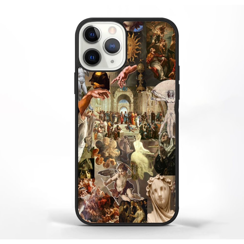 iPhone Case 17 16 15 14 13 12 11 X XR Xs 8 7 6 5 Plus Pro Max SE Softcase Custom Da Vinci Art