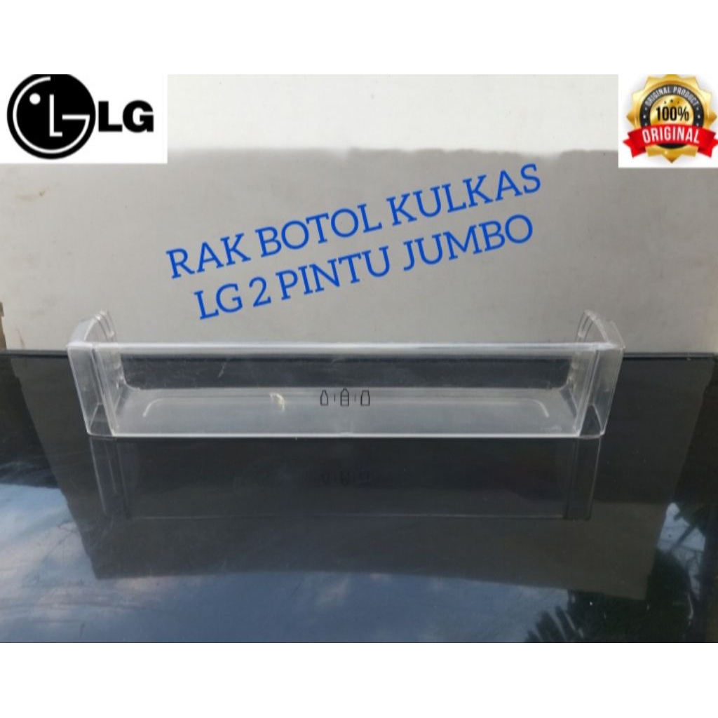 RAK BOTOL KULKAS LG 2 PINTU JUMBO.