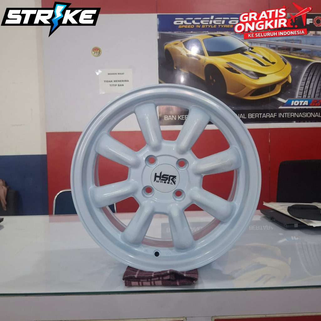 VELG PELEK MODEL WATANABE R15 TYPE HSR MOROTAI COCOK UNTUK VINFAST VF3 AIR EV BRIO MOBILIO AGYA IGNI